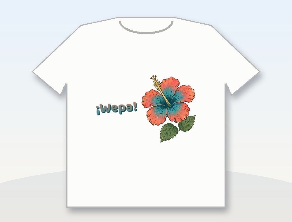 ¡Wepa! · ¡Wepa! — diseño MKLDesignsShop en Camiseta · Shirt