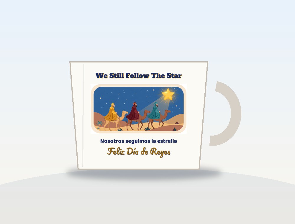 Three Kings Mug · Taza de Reyes Magos — diseño MKLDesignsShop en Taza · Mug