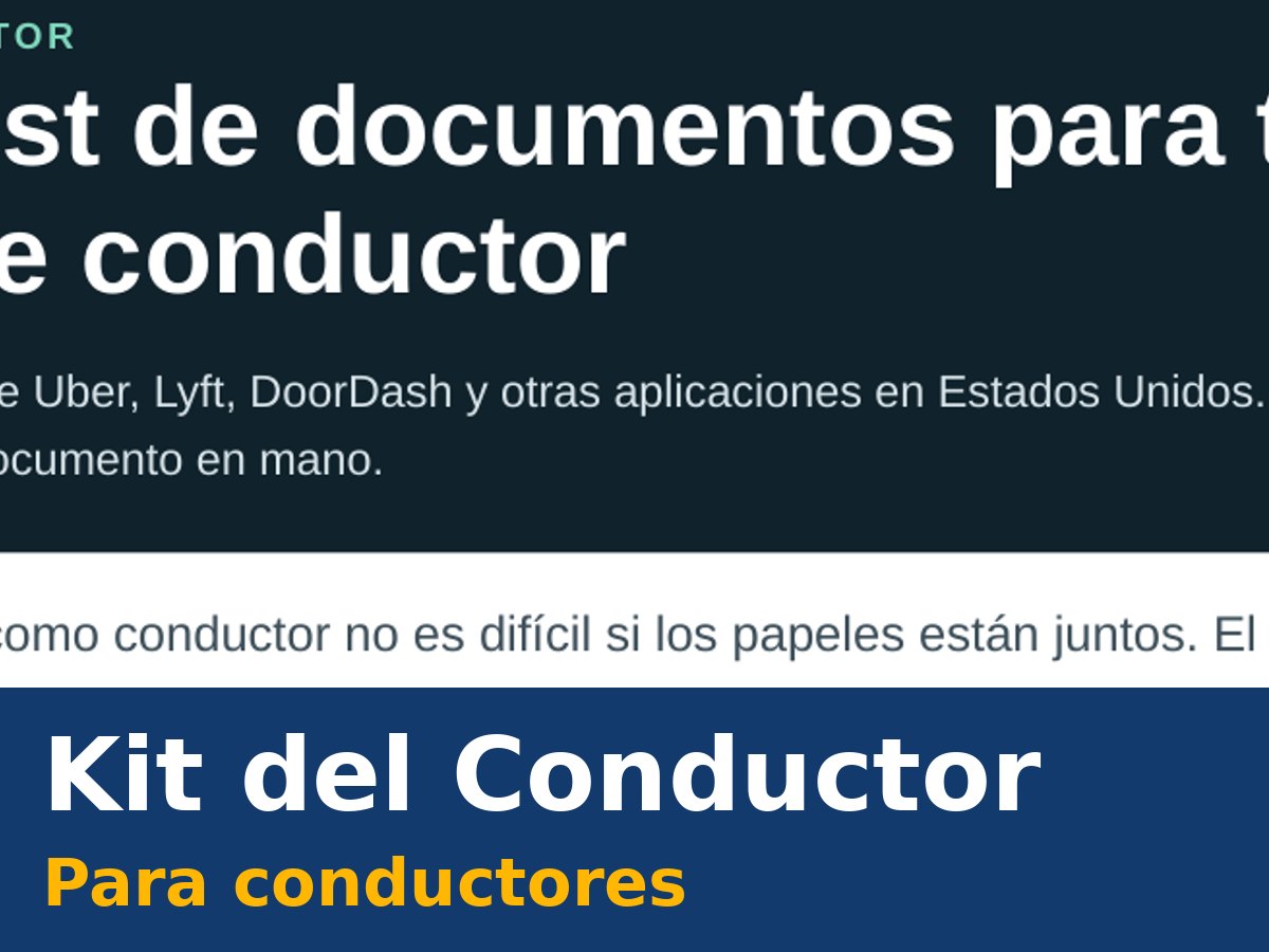 Kit del Conductor MKLDesignsShop